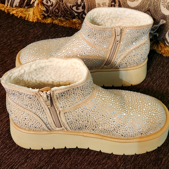 Wild Fable RhinestonePlatform Boots - Picture 2 of 5